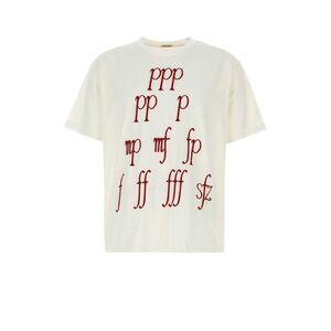 Bode Men White Cotton Oversize Composer T-Shirt